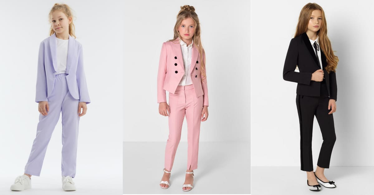 کت و شلوار بچگونه دخترونه