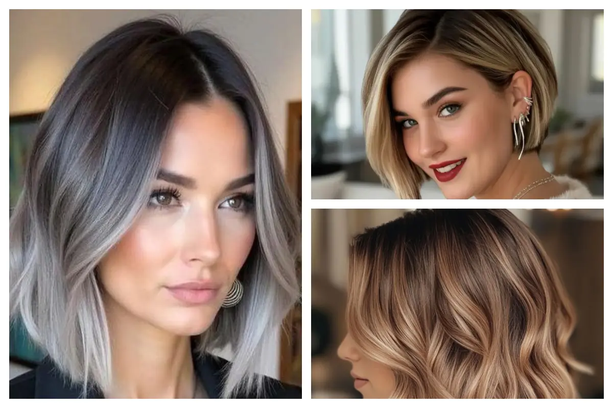 هایلایت موی کوتاه؛ تکنیک بالیاژ و آمبره روی موهای کوتاه، ترند داغ 2026!