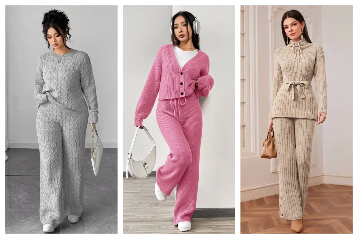 ست دو تیکه بافت زنانه؛ با رنگهای جذاب و فانتزی که یه بار بپوشی تا بهار درش نمیاری!